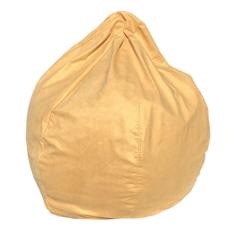 Puff Pera Gamuza L - Textil Rehuce