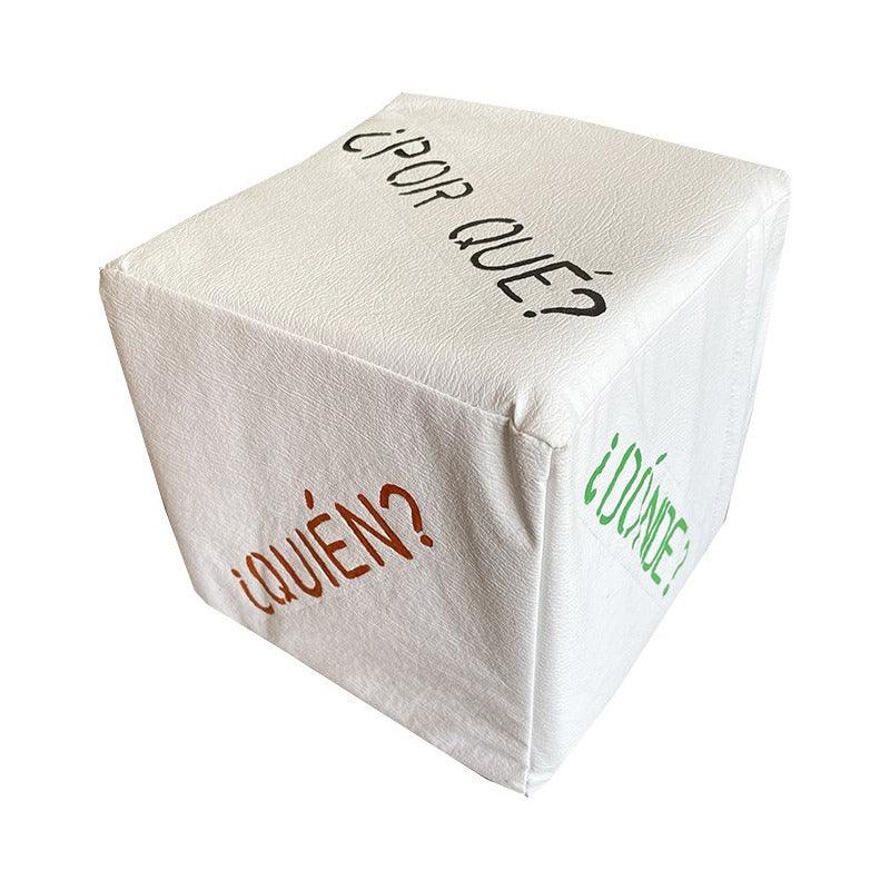 Cubo Dado De Espuma 20 Cm - Textil Rehuce