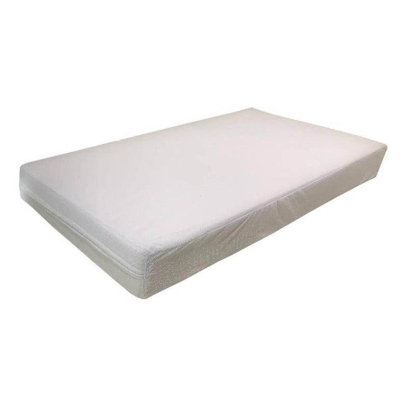 Colchón Cuna Impermeable 100x52x10 Cm - Textil Rehuce