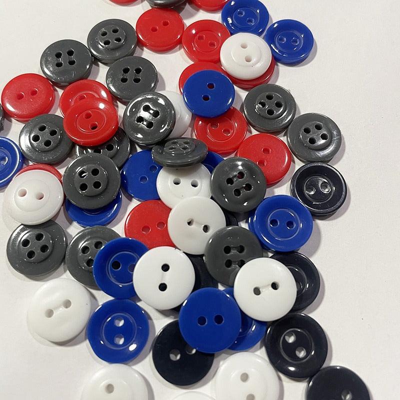 Pack 50 Botones Plásticos Surtidos - Textil Rehuce