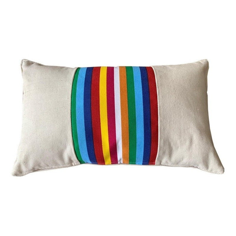 Cojin Rayado 50x30 Cm - Textil Rehuce