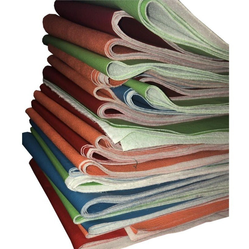 Retazos Eco Cuero Colores - Textil Rehuce