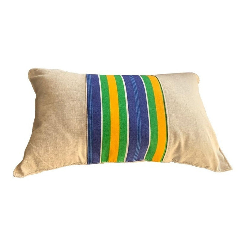 Cojin Rayado 50x30 Cm - Textil Rehuce