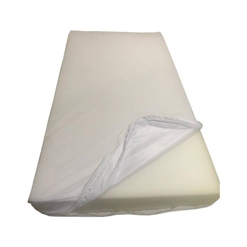 Colchón Cuna Impermeable 100x52x10 Cm - Textil Rehuce