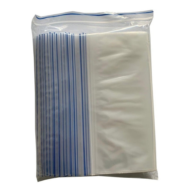 Bolsa Zipper 15x16 - 100 Unidades - Textil Rehuce