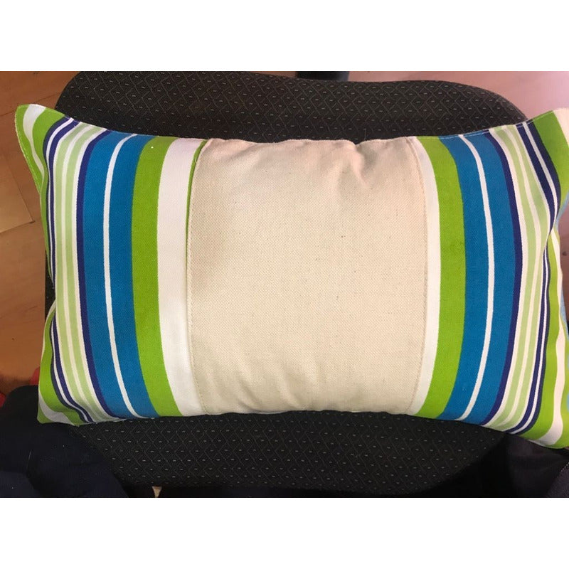 Cojin Rayado 50x30 Cm - Textil Rehuce