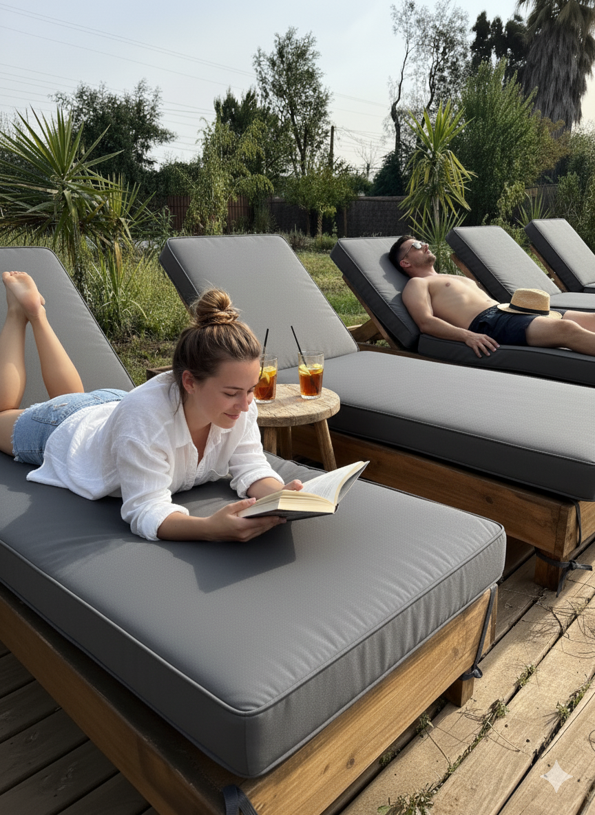 Reposera + Colchoneta Capri