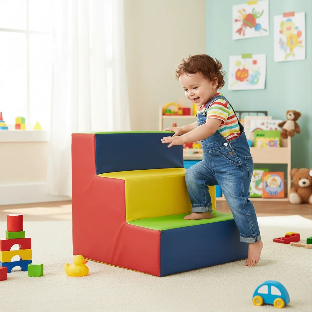 Escalera Espuma Psicomotricidad Cuerina