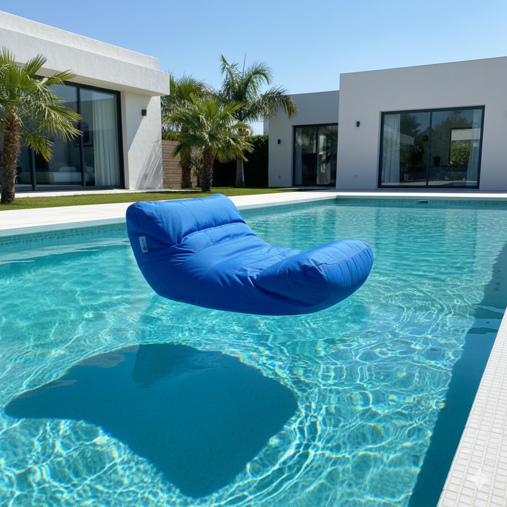 Puff piscina terraza