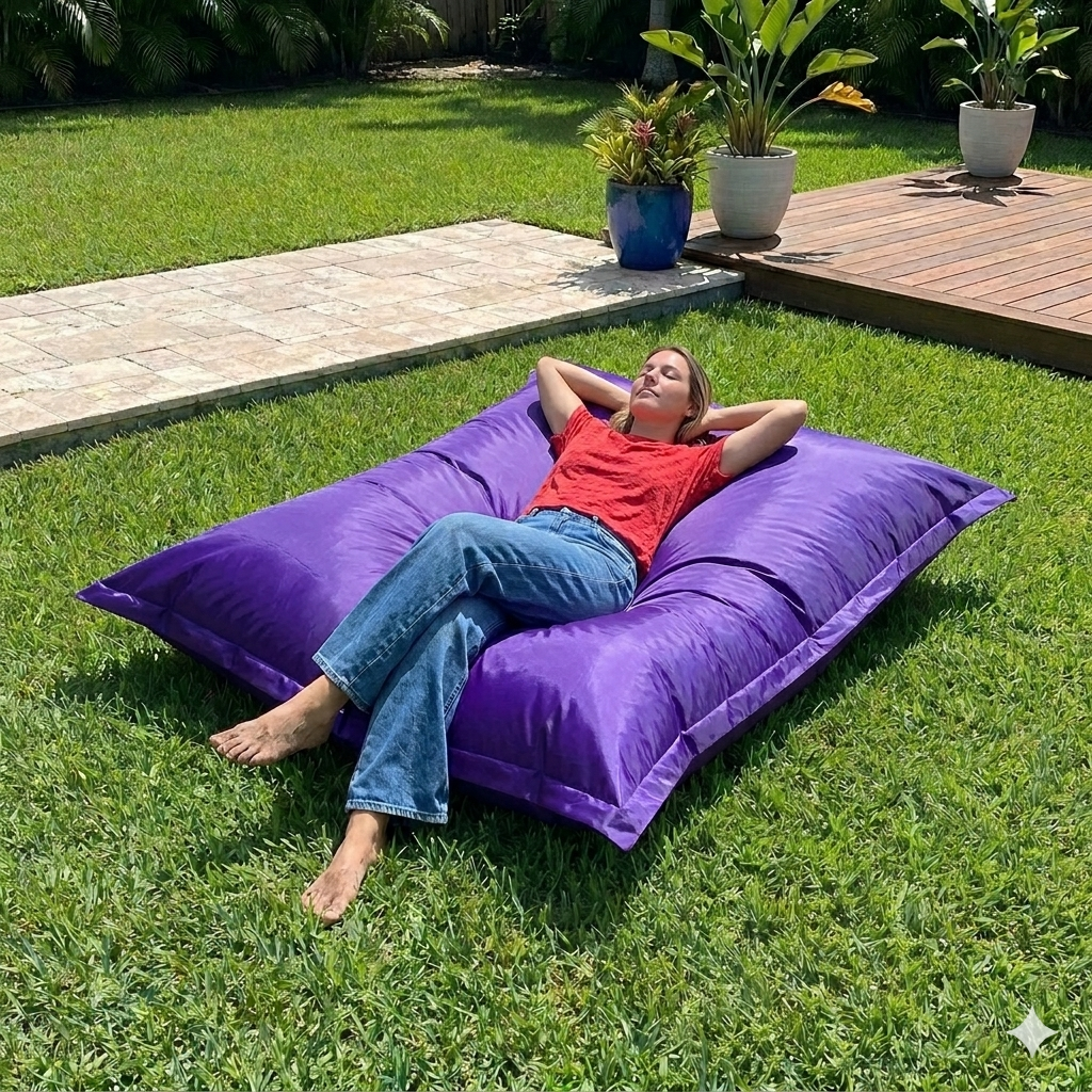 Funda Cojin Puff Gigante (sin relleno)