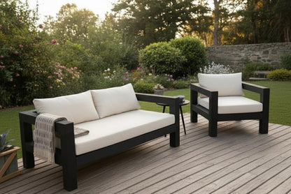 Juego De Terraza Madera 3 Personas