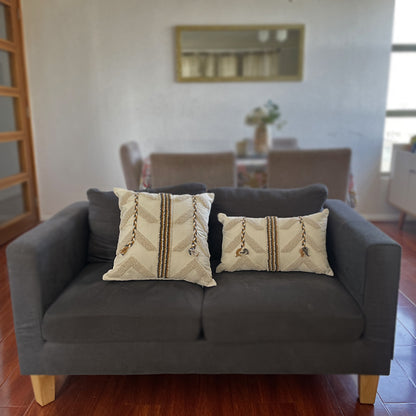 Funda Cojin Hogar Bordado (sin relleno)