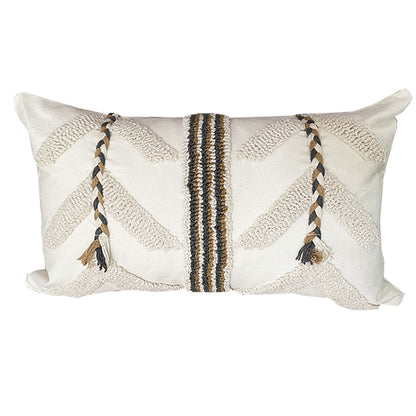 Funda Cojin Hogar Bordado (sin relleno)