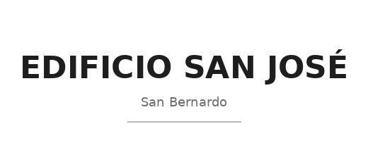 Edificio San José San Bernardo