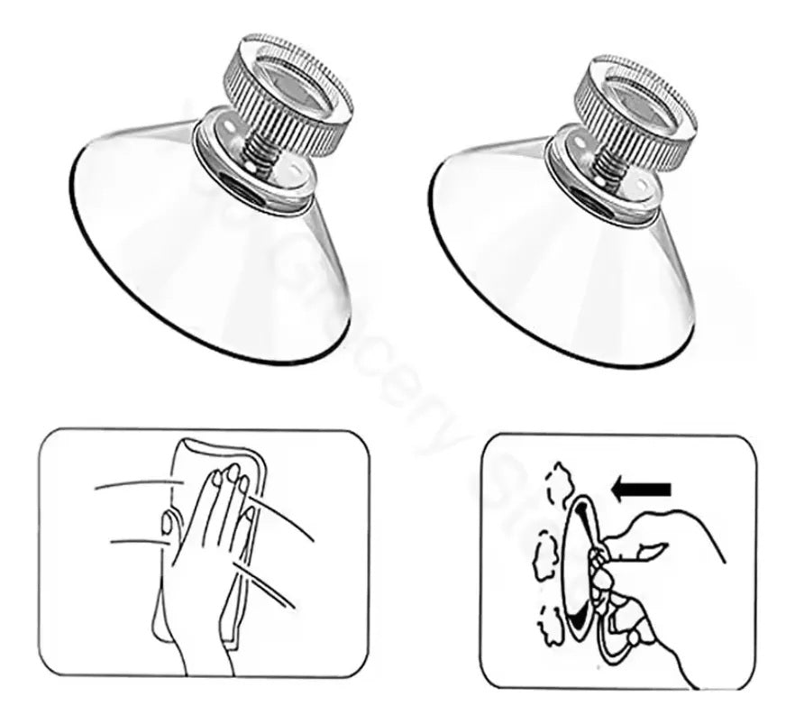 Ventosa Con Tornillo 41 Mm X 10 unidades